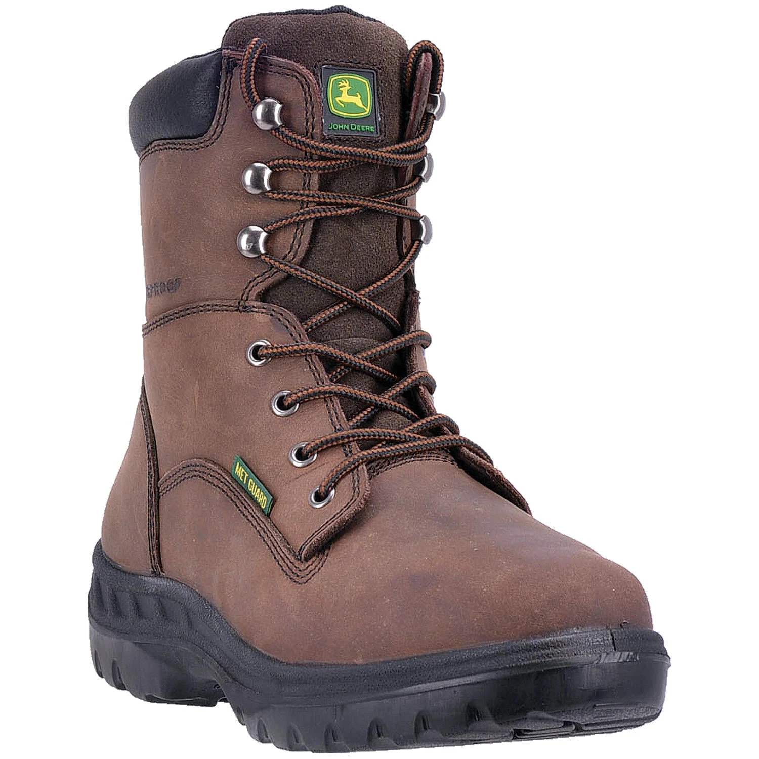 'Dan Post' Men's 8" WP Met Guard Steel Toe - Brown - Image 2