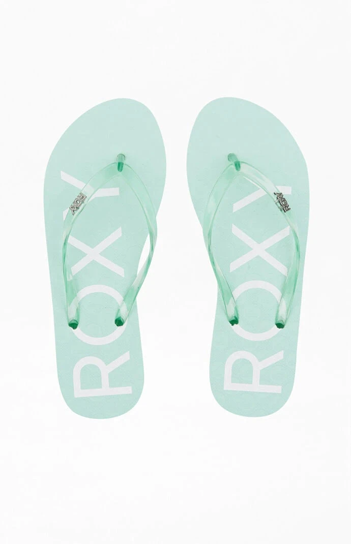 'Roxy' Women's Viva Jelly Sandal - Mint - Image 2