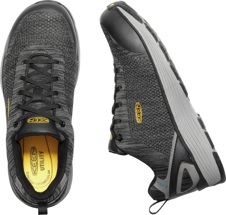 'Keen Utility' Men's Sparta ESD Aluminum Toe - Black / Grey Flannel - Image 2