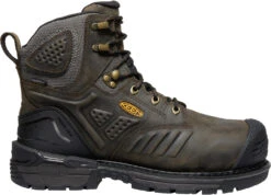 'Keen Utility' Men's 6" Philadelphia Int. Met WP Safety Toe - Cascade Brown / Black