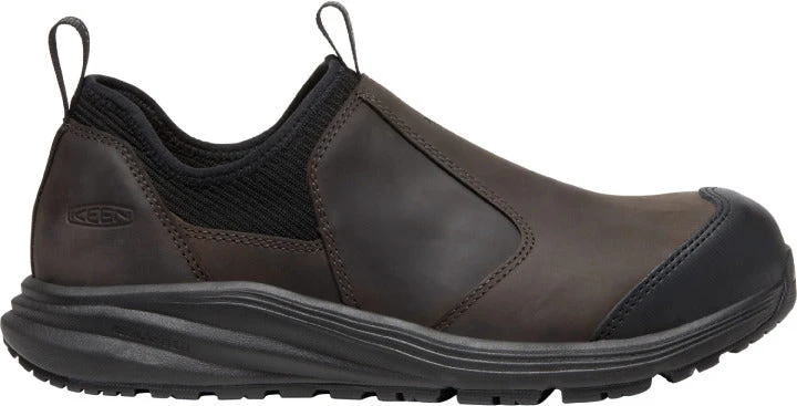 'Keen Utility' Men's Vista Energy+Shift ESD Slip On Comp Toe - Coffee Bean / Black