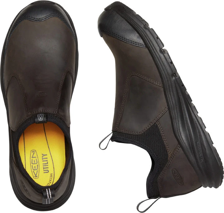 'Keen Utility' Men's Vista Energy+Shift ESD Slip On Comp Toe - Coffee Bean / Black - Image 2