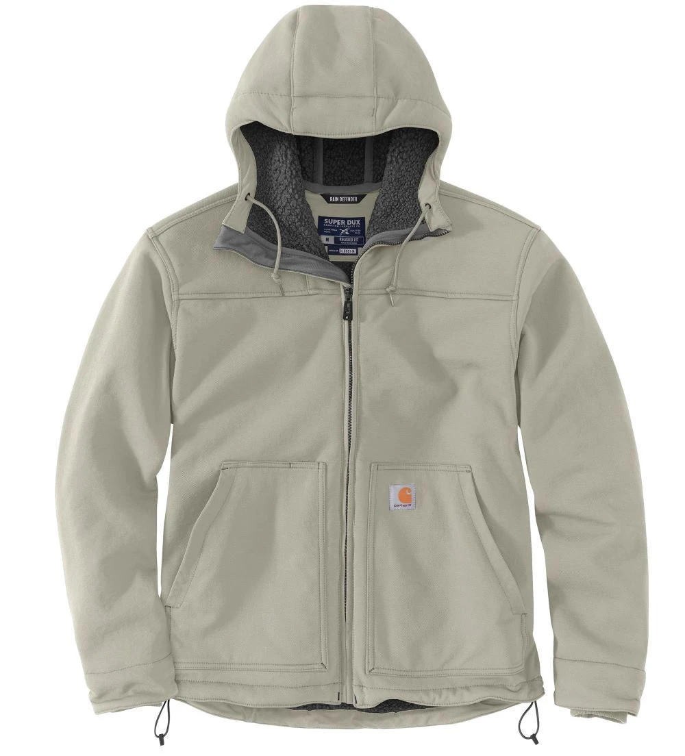 'Carhartt' Men's Super Dux™ Sherpa Lined Active Jac-Level 2 Warmer Rating - Greige - Image 2