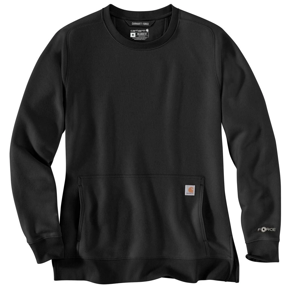 'Carhartt' Women's Force® Lightweight Sweatshirt - Black