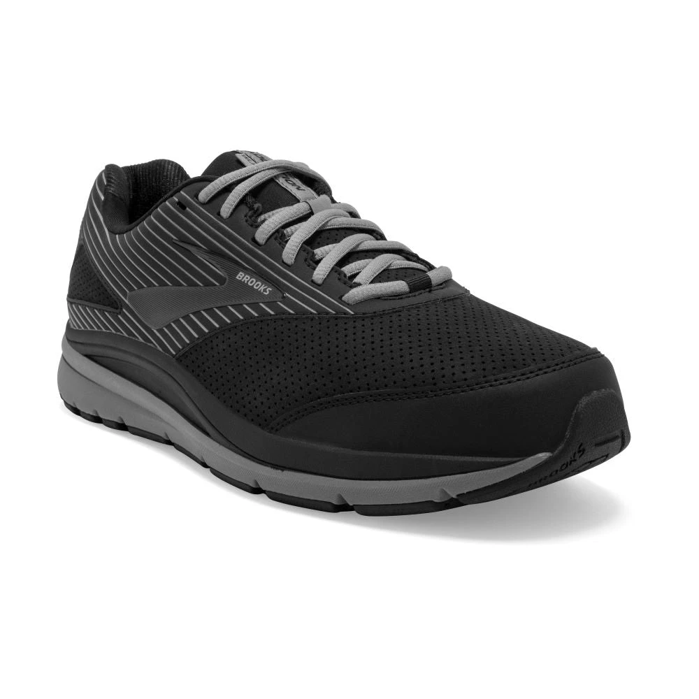 'Brooks' Men's Addiction Walker Suede - Black / Primer / Black - Image 2