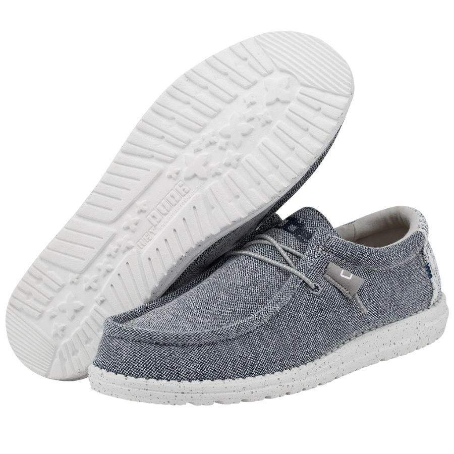 'Hey Dude' Men's Wally Stretch - Cobalt - Image 3