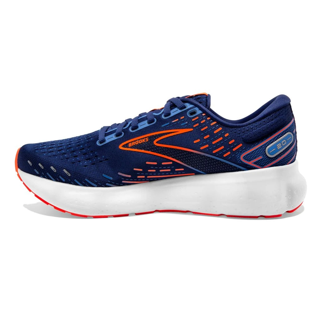 'Brooks' Men's Glycerin 20 - Blue Depths / Palace Blue / Orange - Image 6