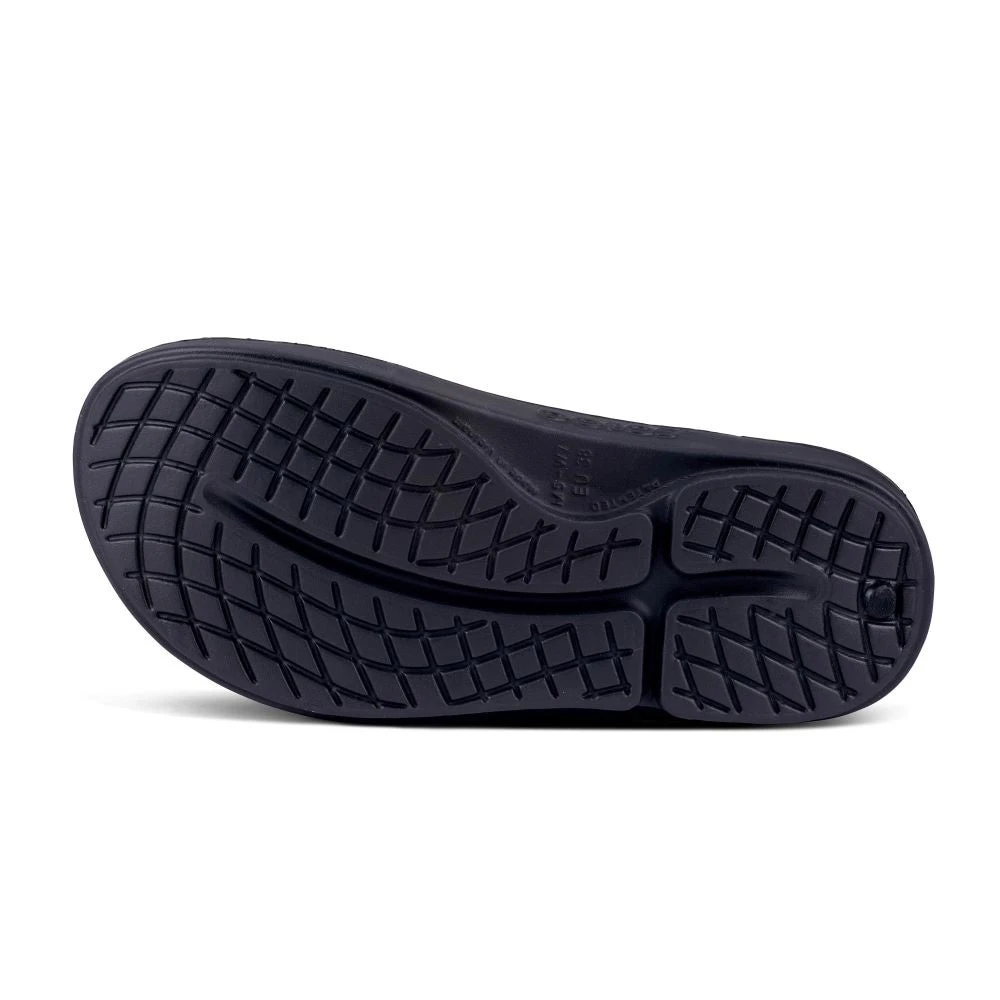 'OOFOS' Women's OOahh Slide Limited Edition - Black / Snake - Image 3