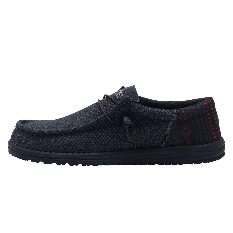 'Hey Dude' Men's Wally Funk Wool - Black Aztec - Image 6