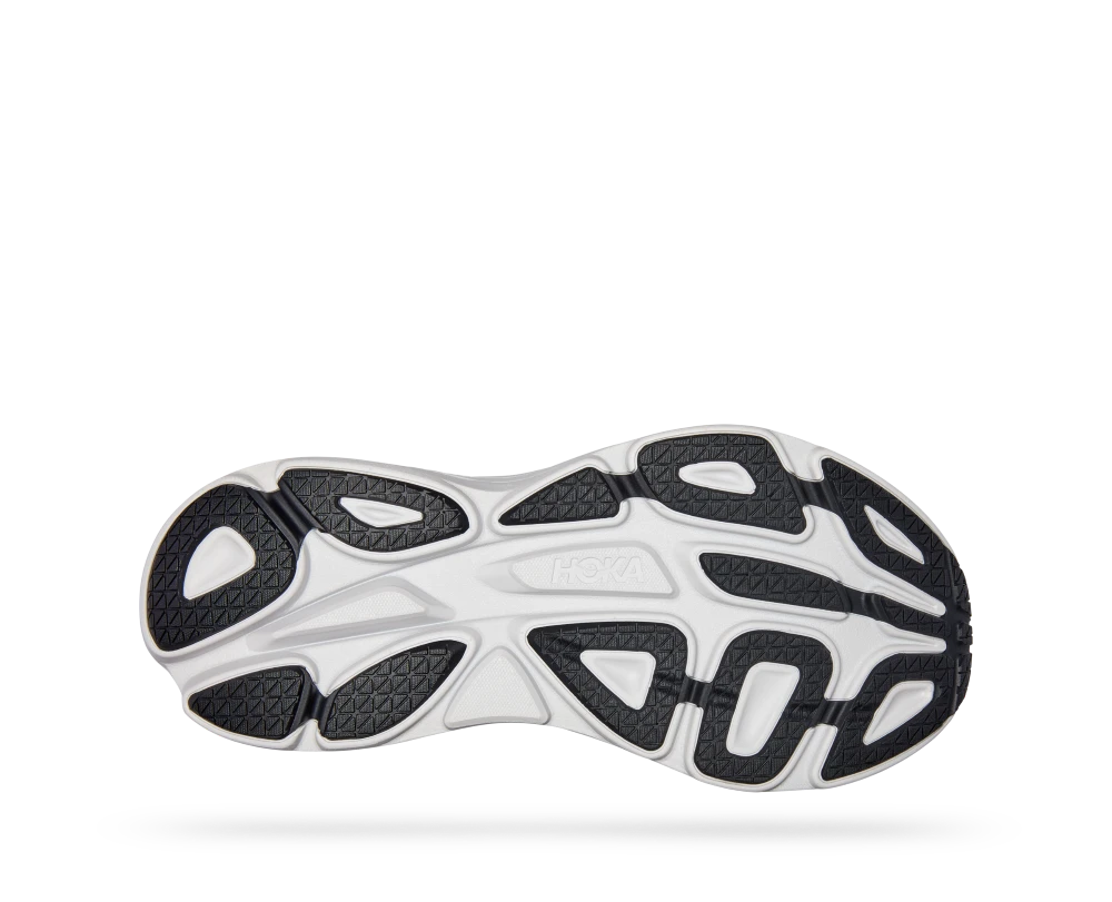 'HOKA' Men's Bondi 8 - Sharkskin / Harbor Mist (Wide) - Image 3