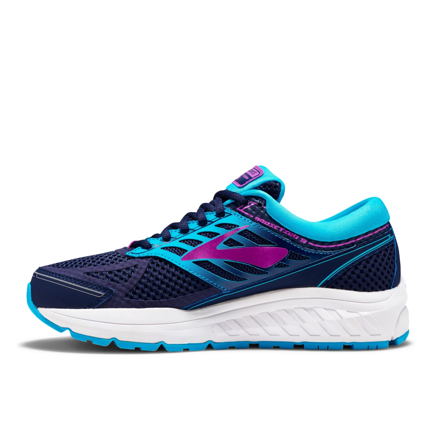 'Brooks' Men's Addiction 13 - Navy / Teal / Purple - Image 3