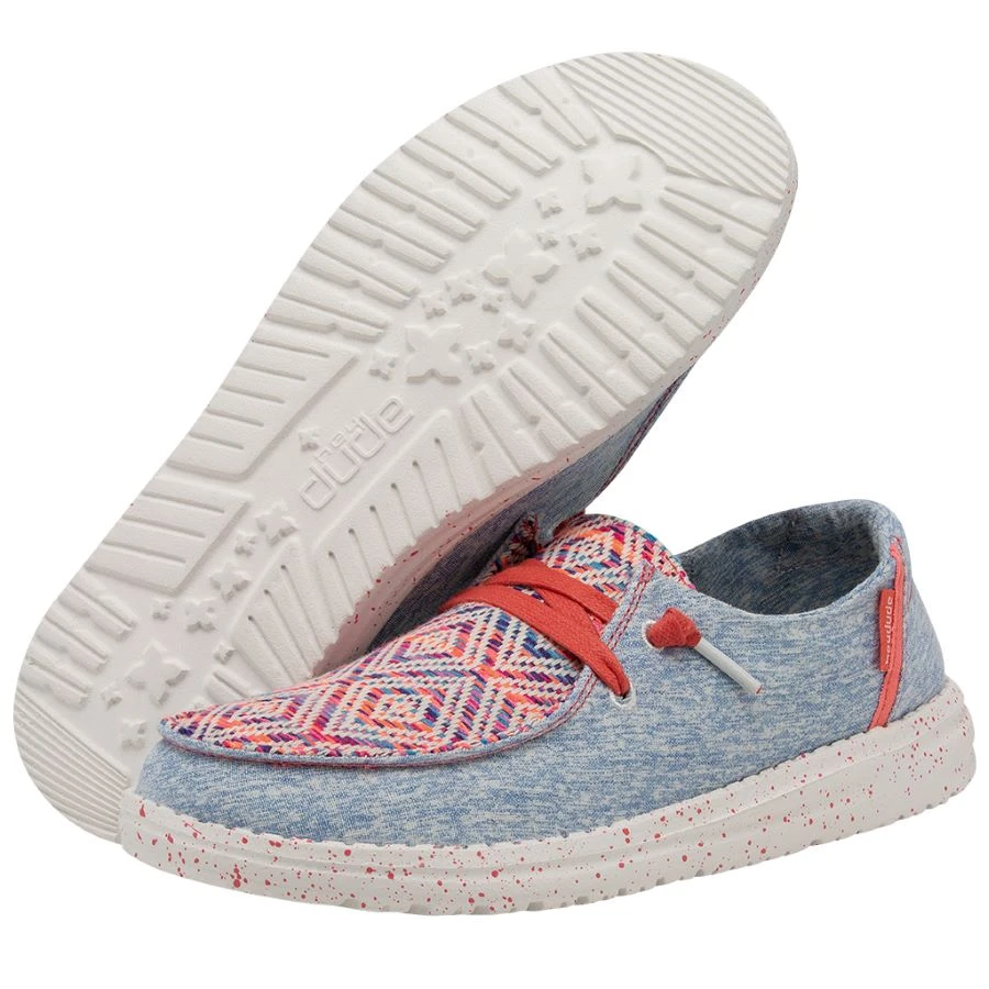 'Hey Dude' Women's Wendy Playa Fiesta - Rojo - Image 3