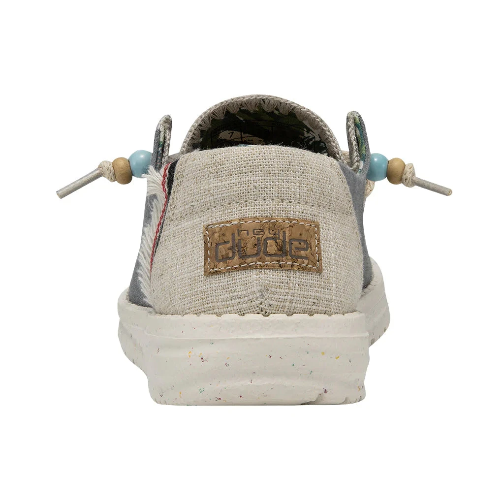 'Hey Dude' Women's Wendy Natural (Fringe) - Indigo - Image 5