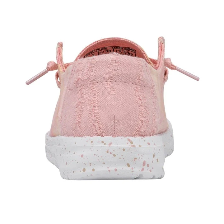 'Hey Dude' Women's Wendy Tie Dye - Lemon Ombre - Image 5