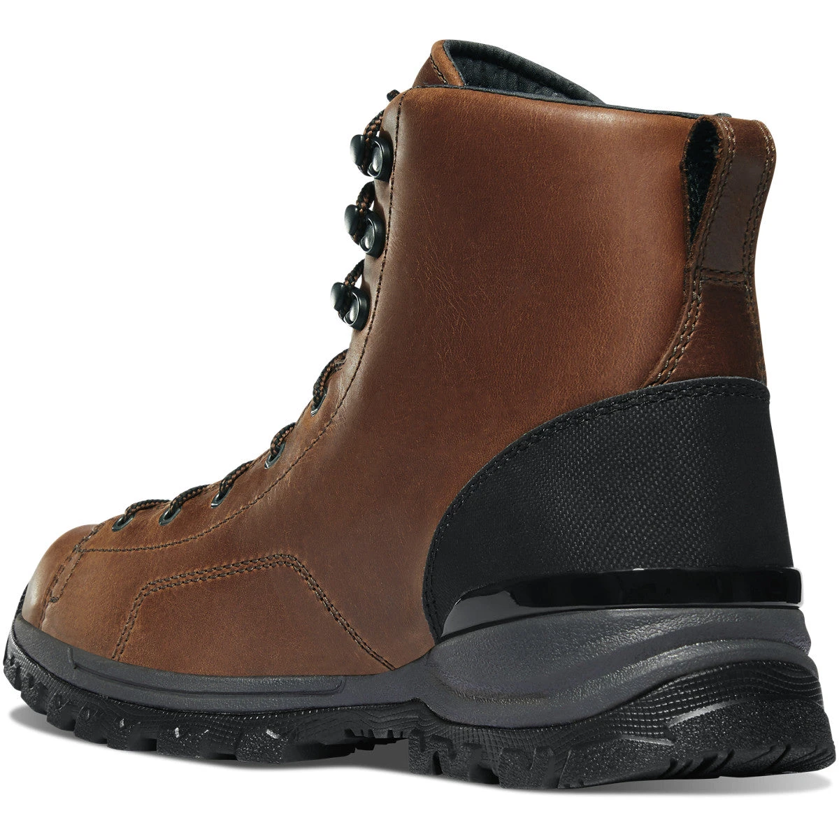 'Danner' Men's 6" Stronghold EH WP Comp Toe - Dark Brown - Image 5