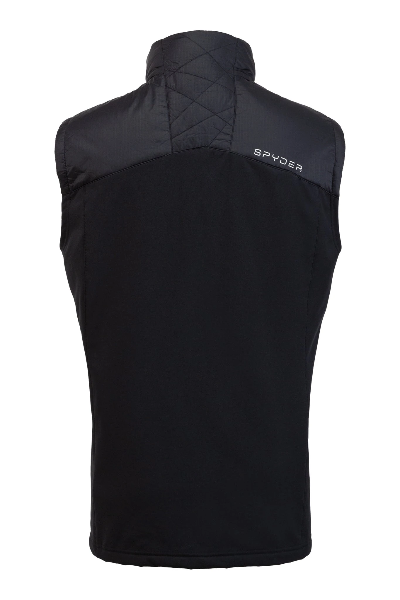 'Spyder' Men's Glissade Hybrid Vest - Black - Image 2