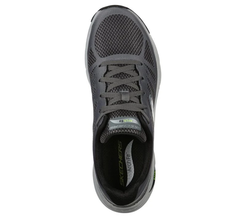 'Skechers' Men's Arch Fit-Charge Back - Charcoal / Black (Extra Wide) - Image 2