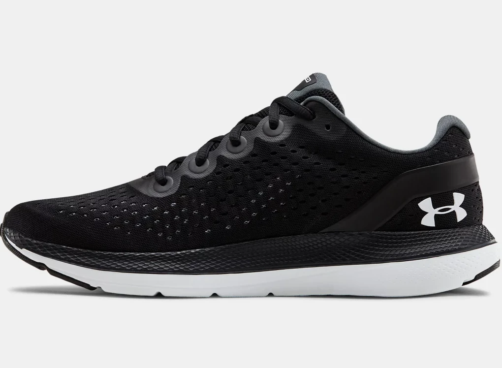 'Under Armour' Men's Charged Impulse - Black / White - Image 2