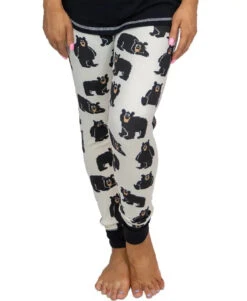 'Lazy One' Women's Mama Bear Leggings - White