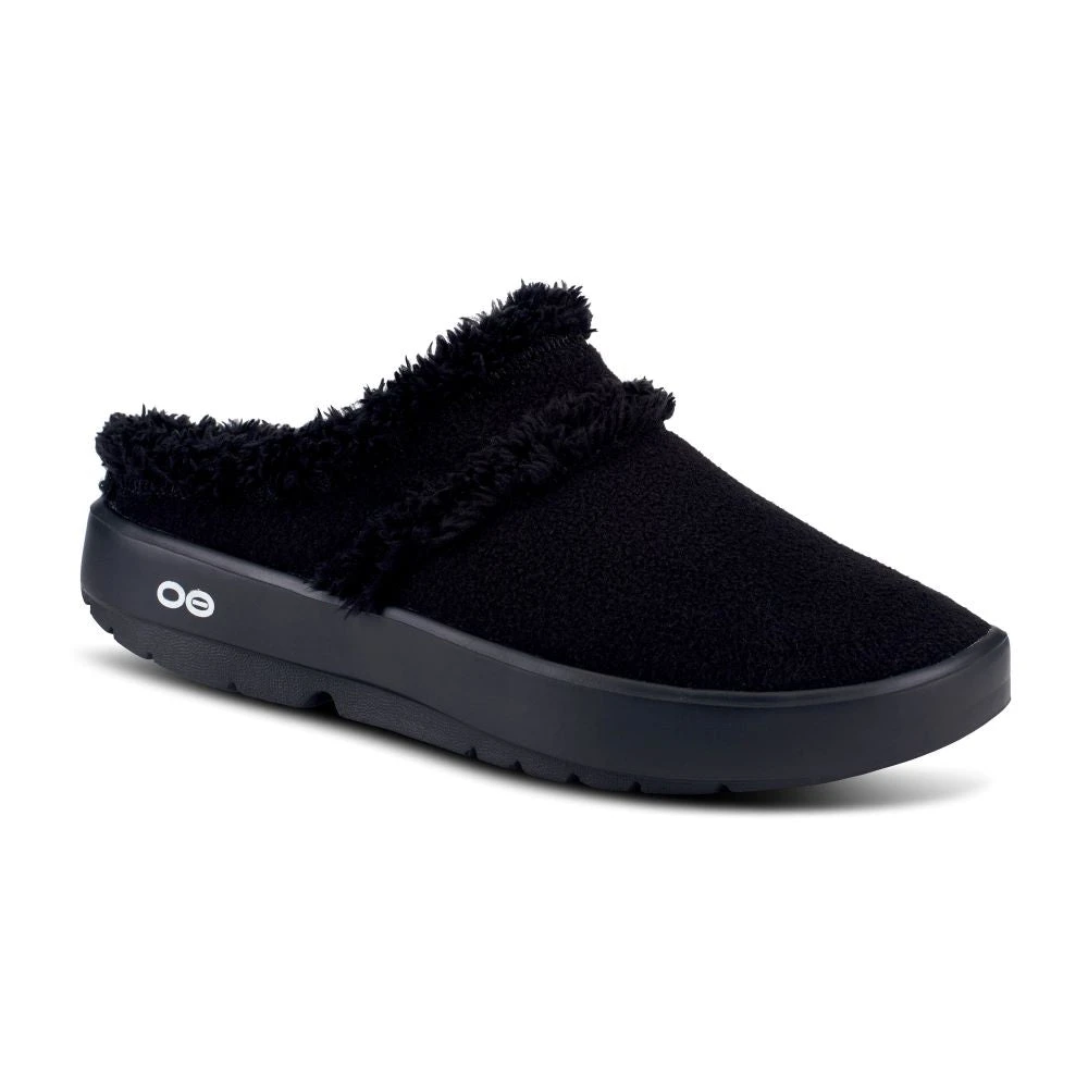 'OOFOS' Women's OOcoozie Mule Shoe - Black - Image 3
