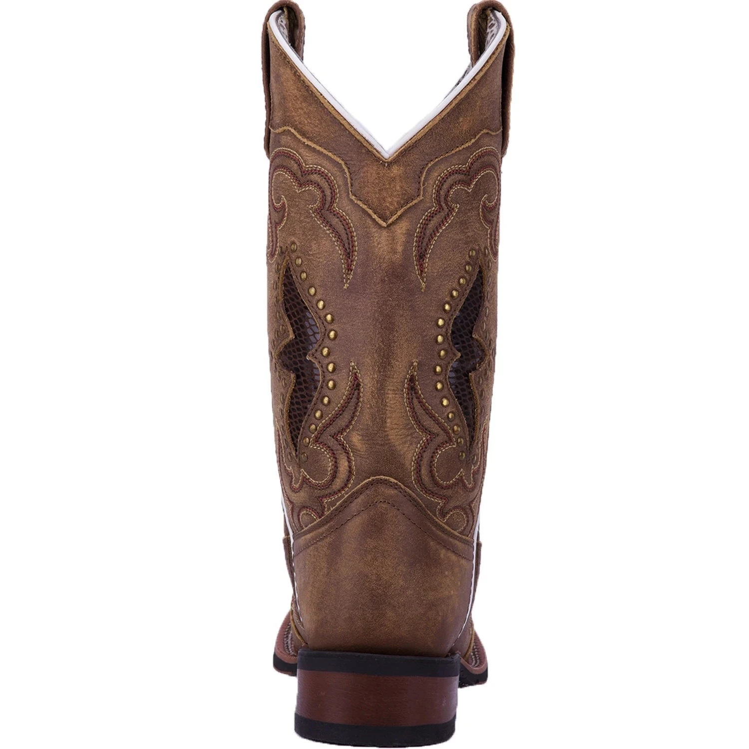 'Laredo' Women's 11" Spellbound Western Square Toe - Tan - Image 5