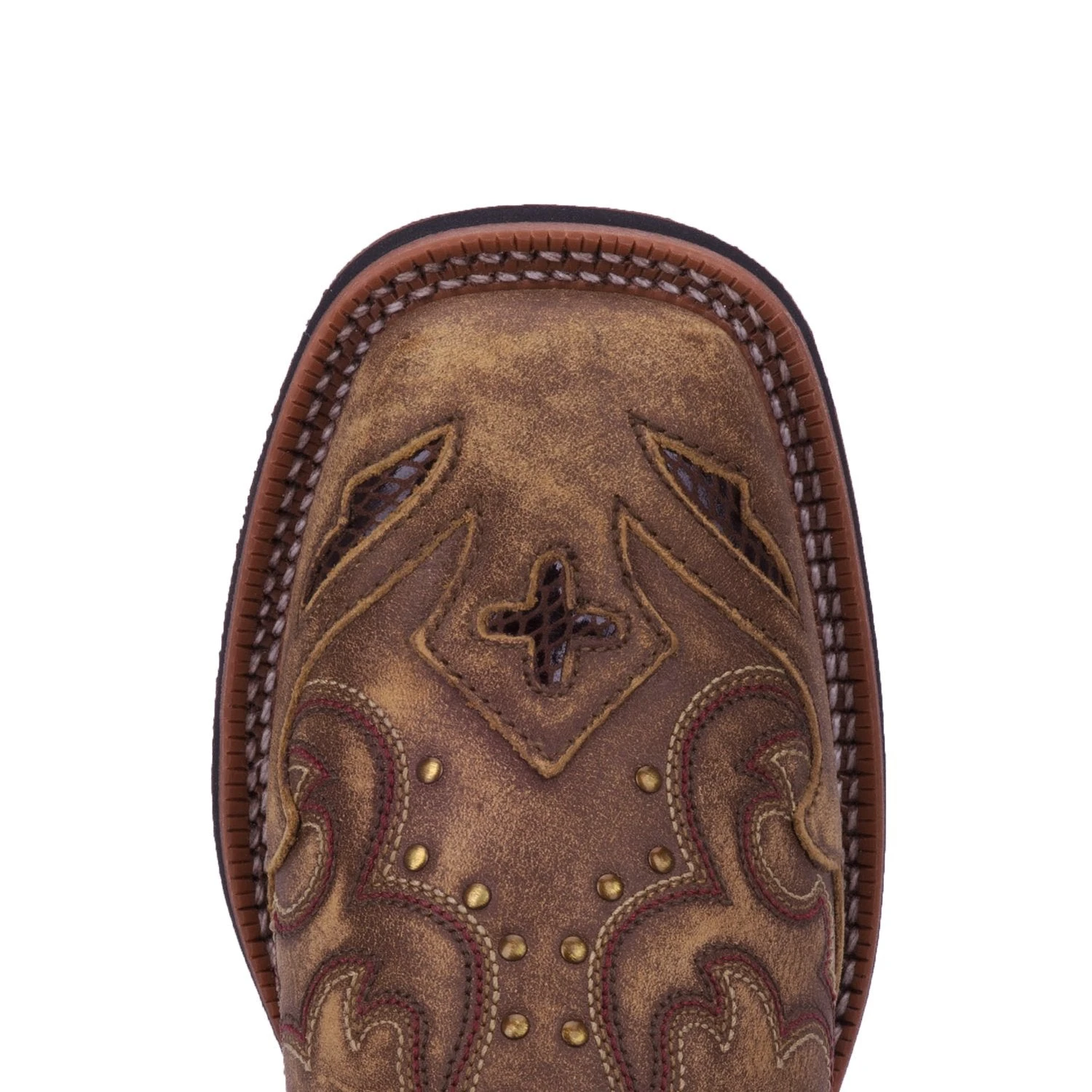 'Laredo' Women's 11" Spellbound Western Square Toe - Tan - Image 2