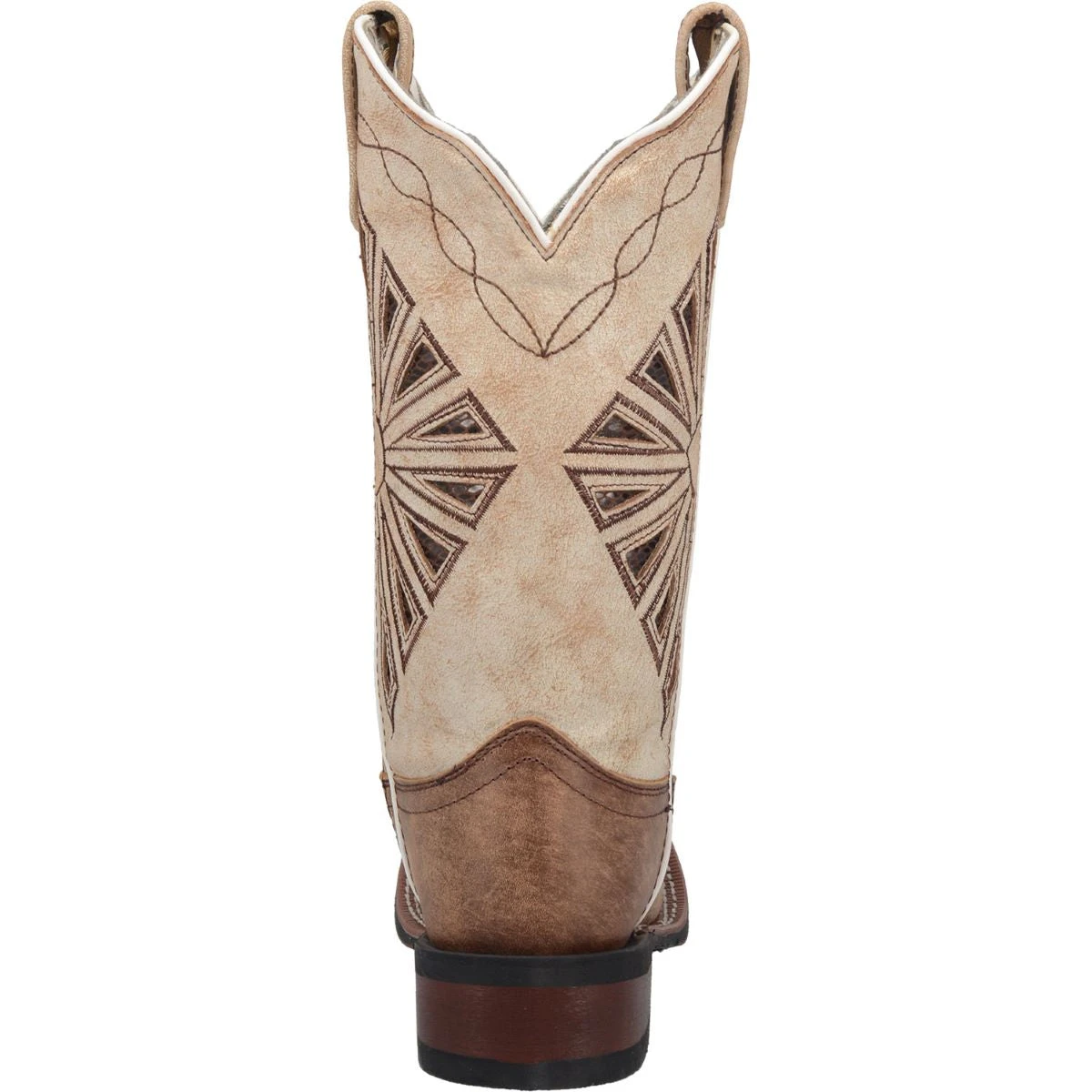'Laredo' Women's 11" Kite Days Western Square Toe - Tan / Brown - Image 5