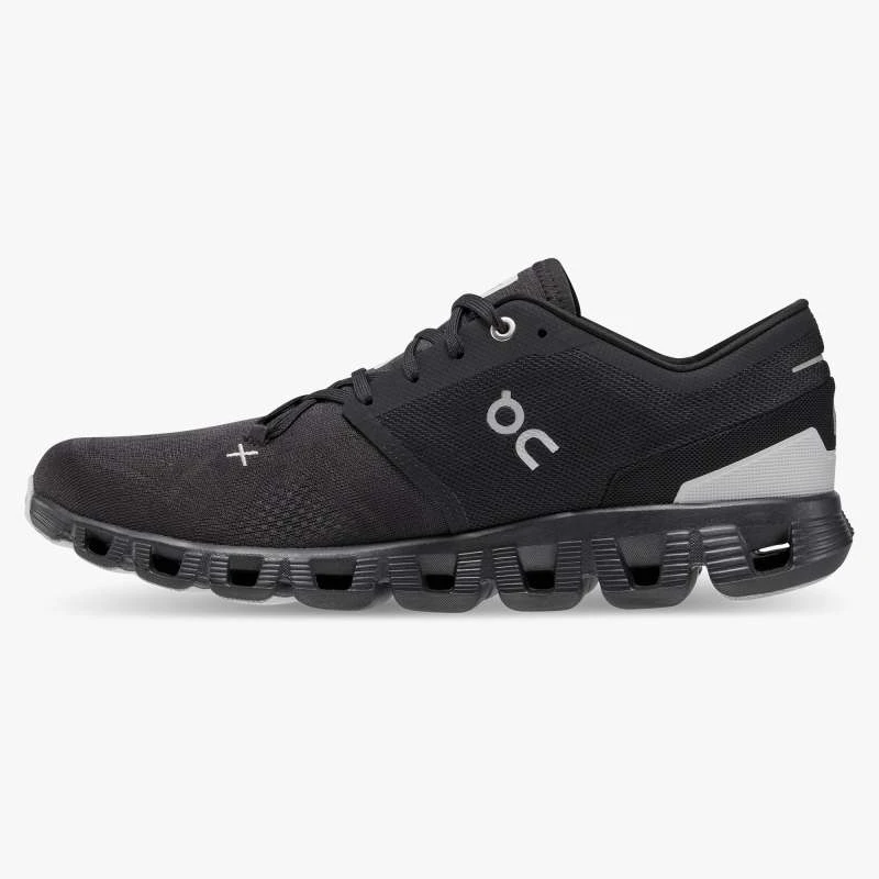 'On Running' Men's Cloud X 3 - Black - Image 6