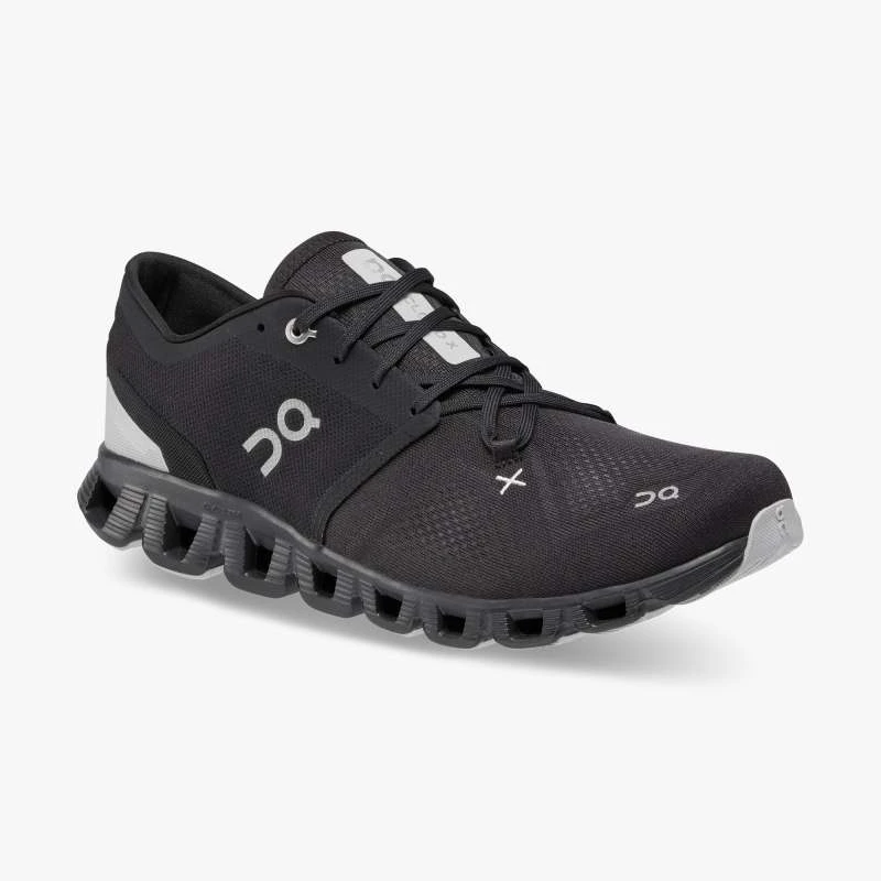 'On Running' Men's Cloud X 3 - Black - Image 5