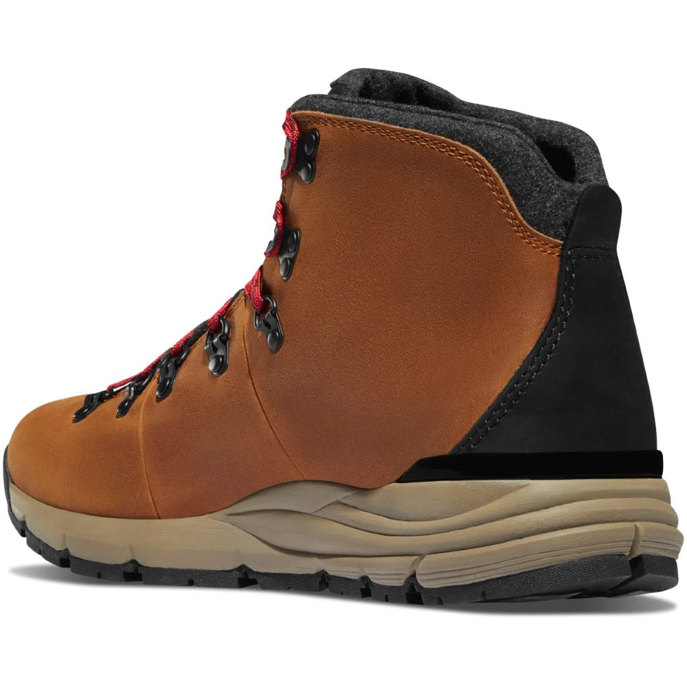 'Danner' Women's 4.5" Mountain 600 200GR WP Winter - Brown / Red - Image 4