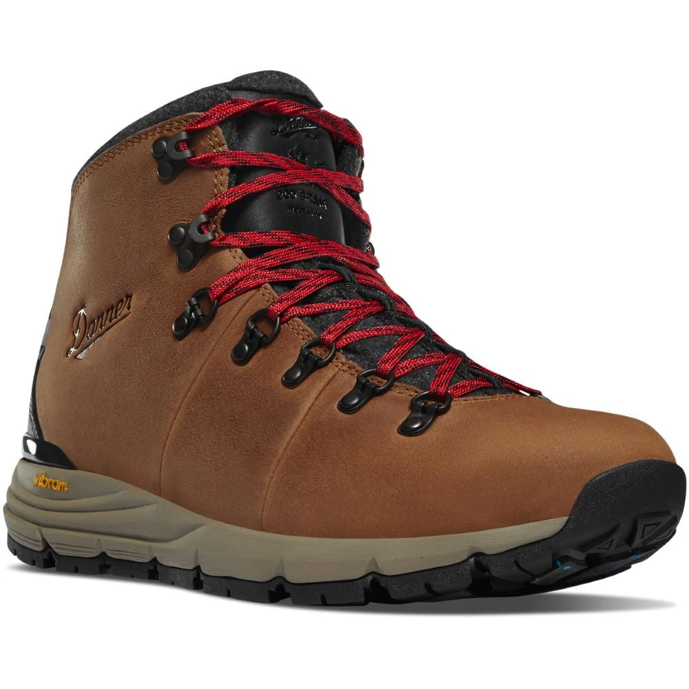 'Danner' Women's 4.5" Mountain 600 200GR WP Winter - Brown / Red - Image 5