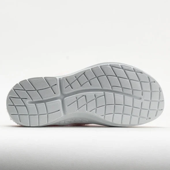 'OOFOS' Women's OOcoozie Mule Shoe - White / Pink - Image 3