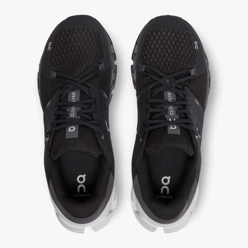 'On Running' Men's Cloudflyer 4 - Black / White - Image 2