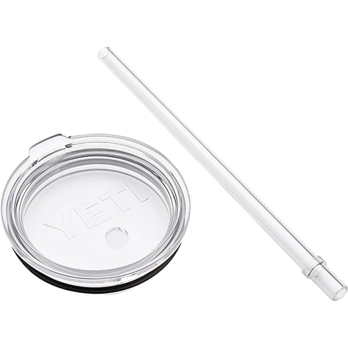 'YETI' 30 Oz. Rambler Tumbler Straw Lid - Clear