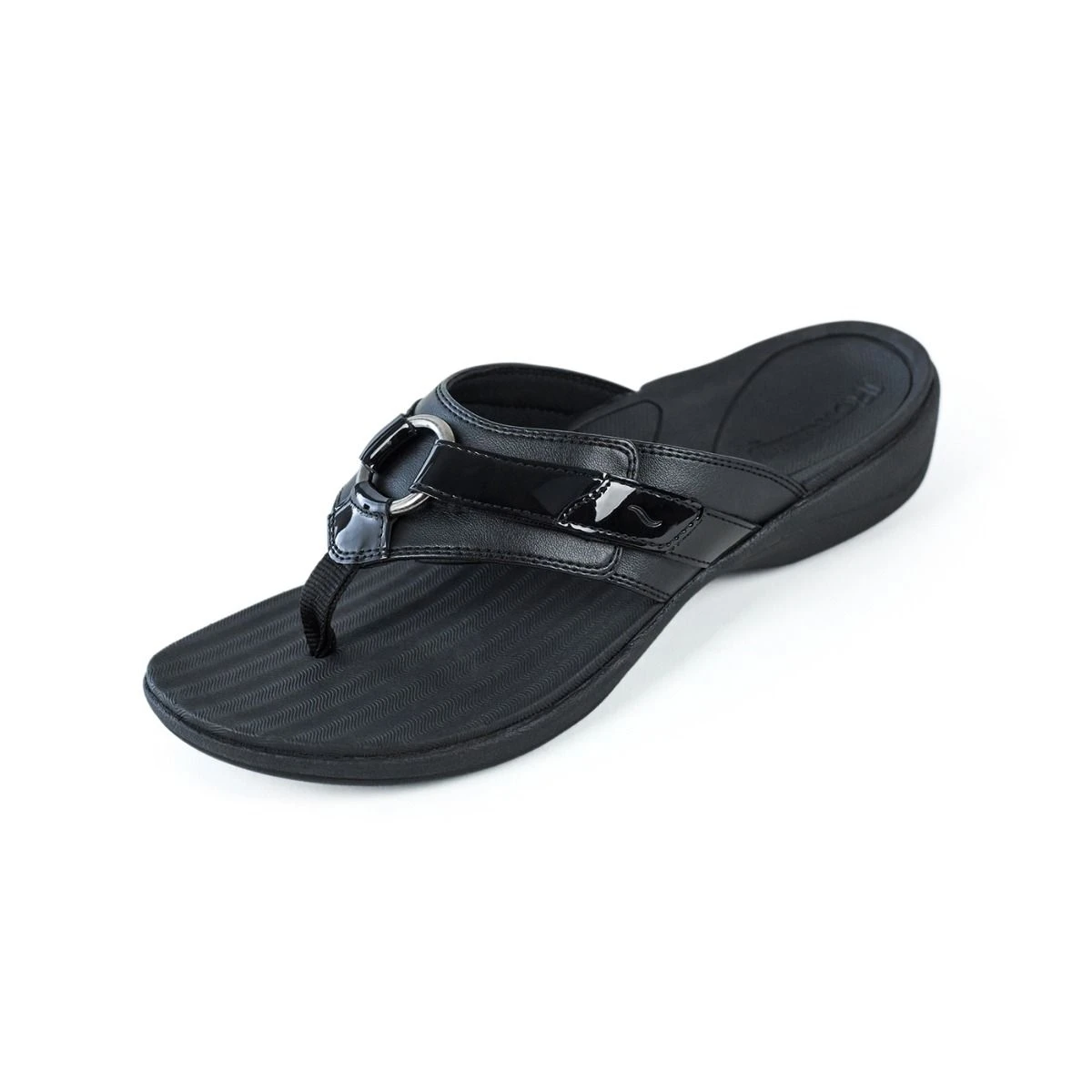 'Powerstep' Women's ArchWearâ„¢ Sandal - Black - Image 7