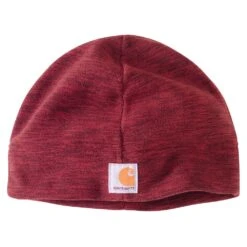 'Carhartt' Fleece Beanie - Oxblood