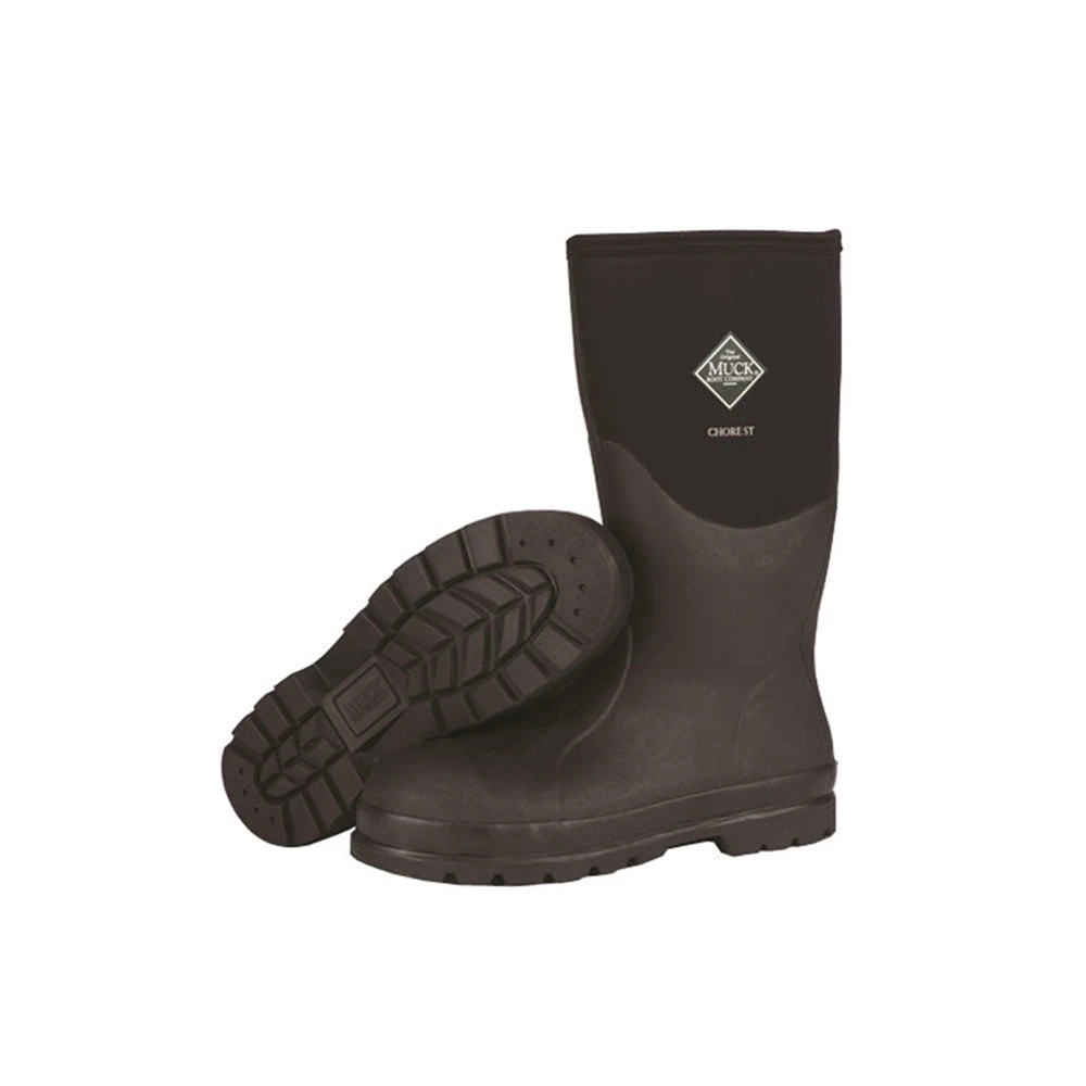 'Muck' Men's Chore-Hi Neoprene Steel Toe - Black - Image 6