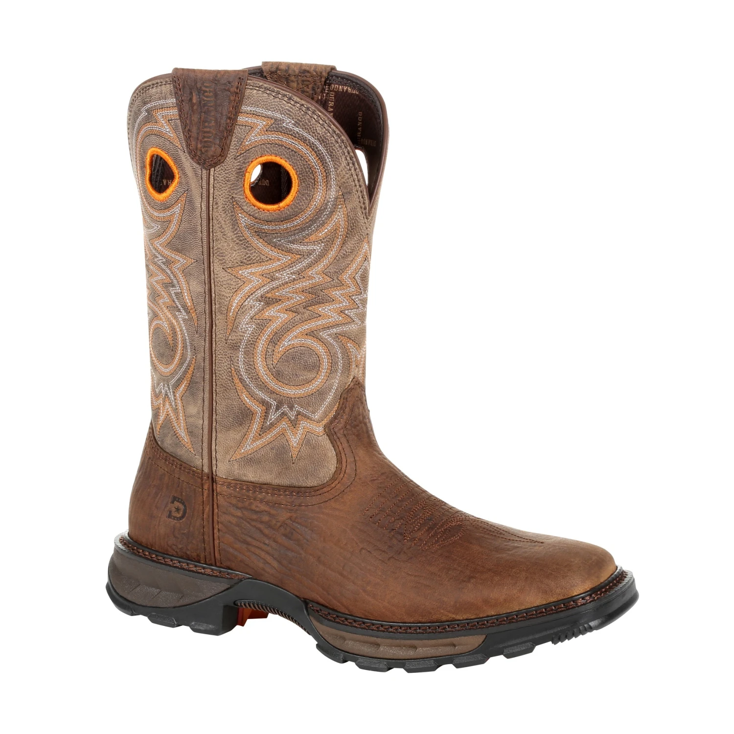 'Durango' Men's 11" Maverick XP Western Work Square Toe - Brown / Tan - Image 6