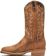 'Double H' Men's 12" Dylan Gel Ice - Brown - Image 5