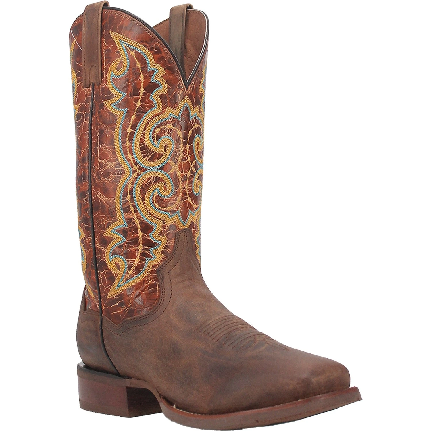 'Dan Post' Men's 13" Bullhead Western Square Toe - Rust - Image 7