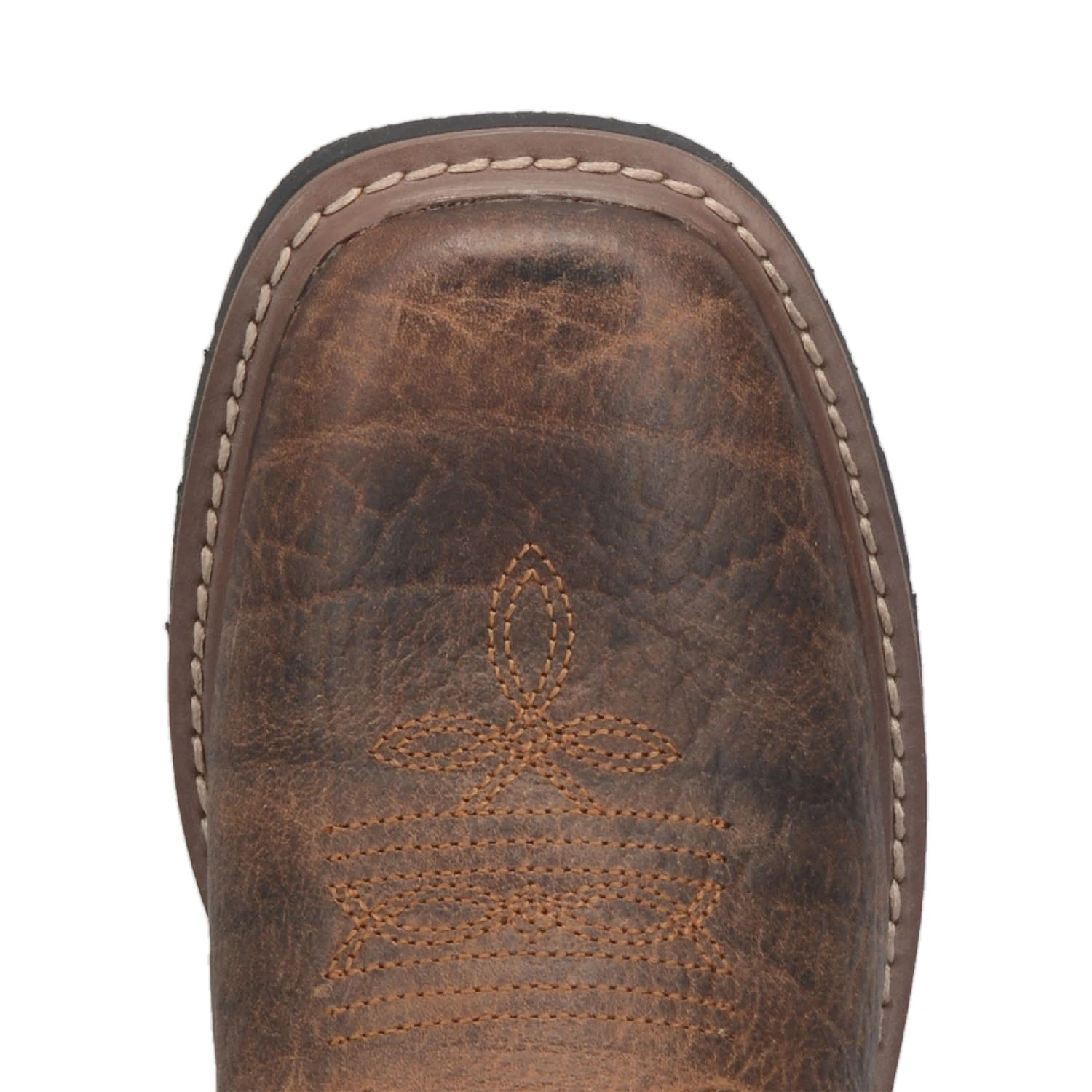 'Dan Post' Kids' 8" Brantley Western - Brown / Blue (Sizes 8.5C-3Y) - Image 3