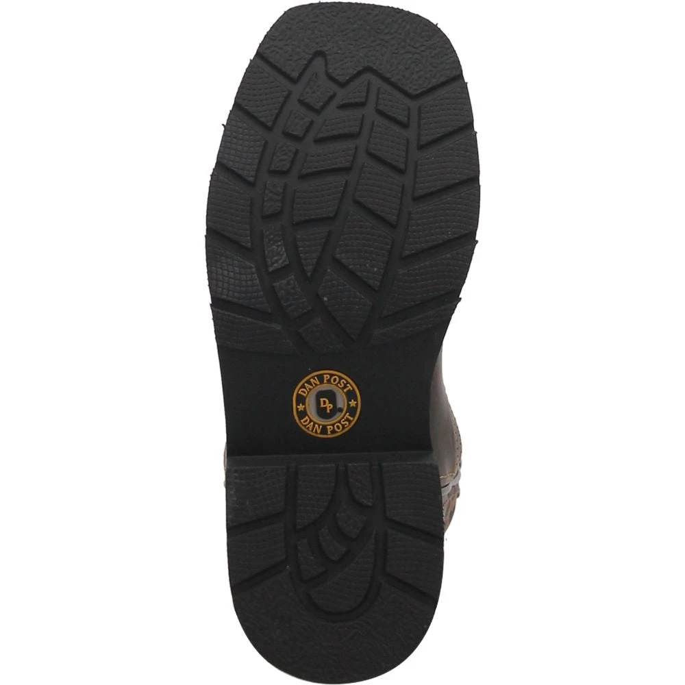 'Dan Post' Youth 9" Makucha Leopard Western Square Toe - Tan / Multi (Sizes 12C-3Y) - Image 3