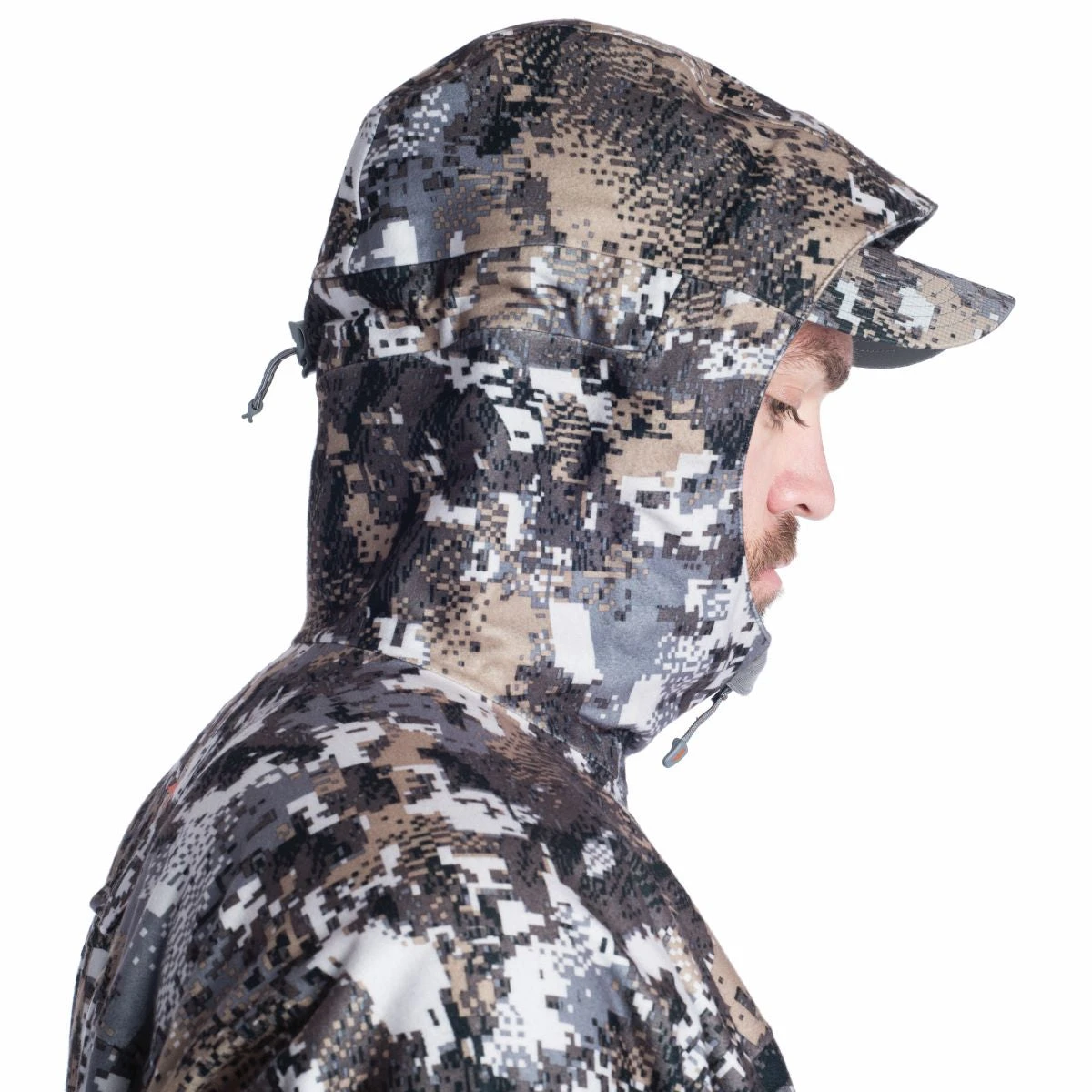 'Sitka' Men's Downpour Jacket - Elevated II : Whitetail - Image 3