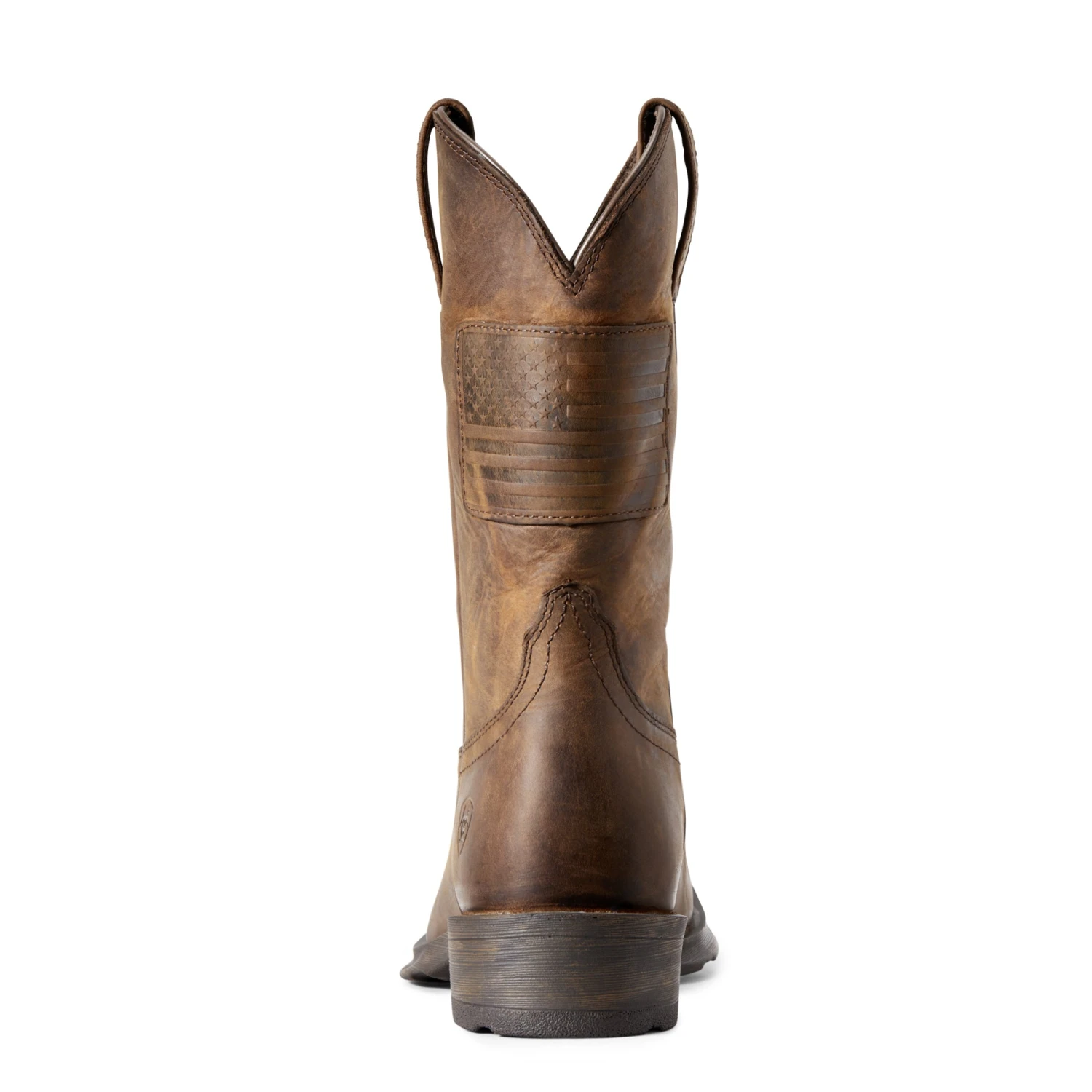 'Ariat' Men's 11" Rambler Patriot Square Toe - Brown - Image 3