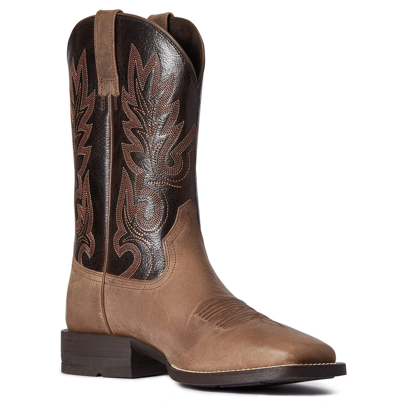 'Ariat' Men's Layton Square Toe - Brown - Image 6