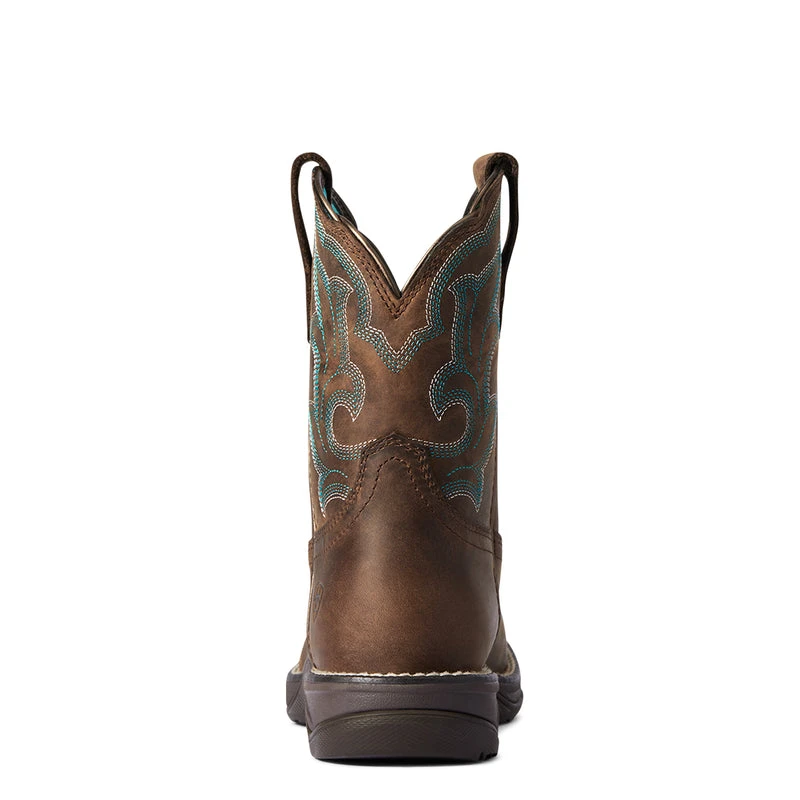 'Ariat' Women's Anthem Shortie Western Square Toe - Distressed Brown - Image 5