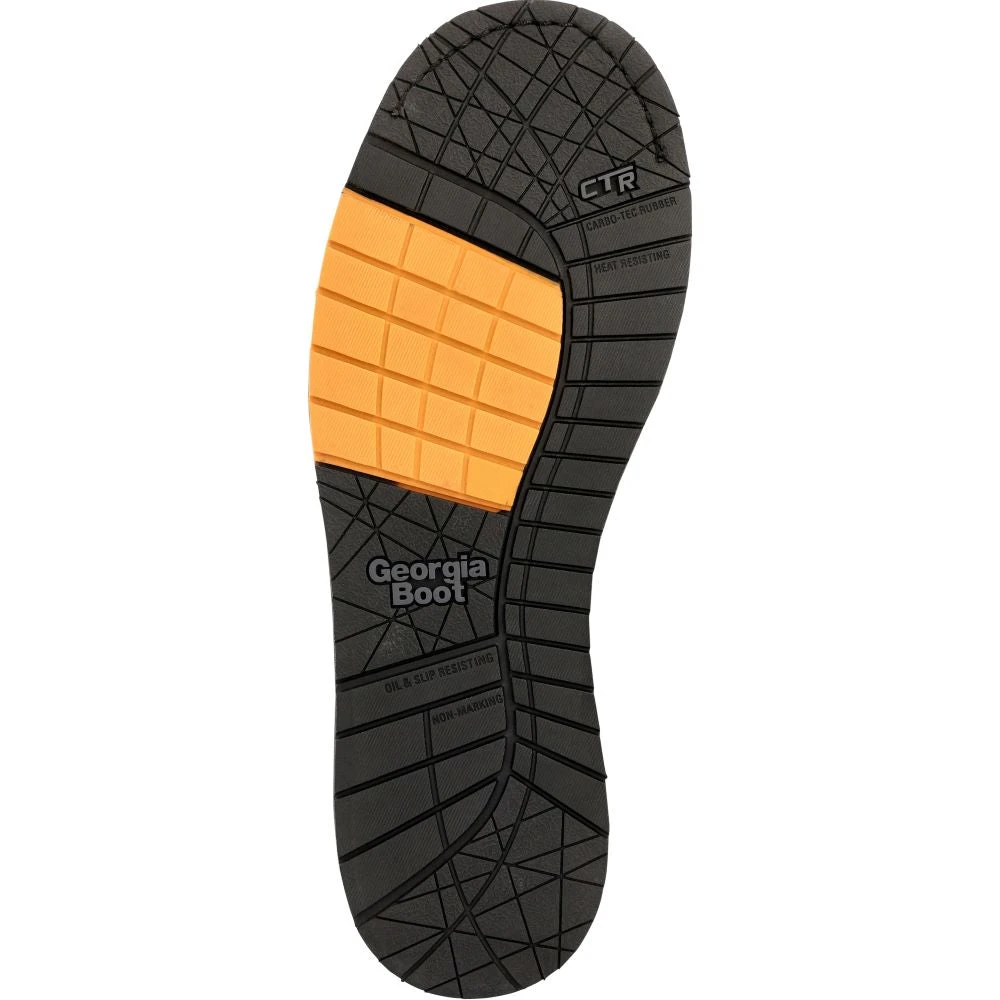 'Georgia Boot' Men's 8" AMP LT Poser EH Wedge Soft Toe - Brown - Image 3