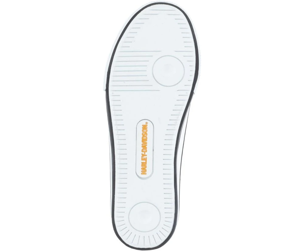 'Harley Davidson' Women's Zia Black Canvas Sneaker - Black - Image 3