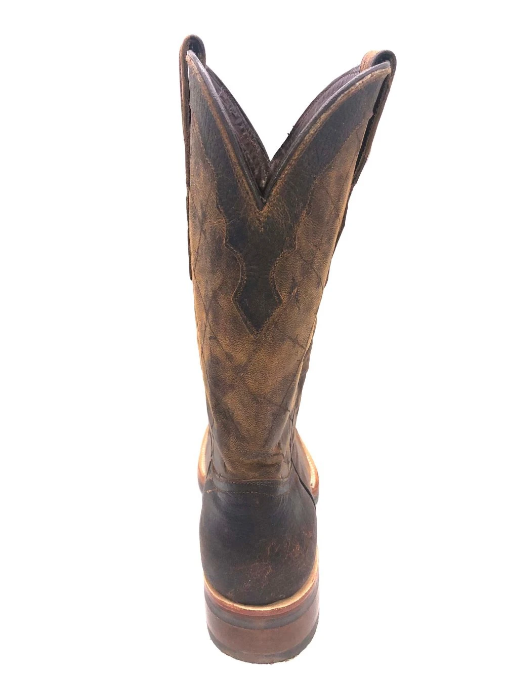 'Tanner Mark' Men's 13" Western Square Toe - Buffalo Honey / Mad Dog Honey - Image 3