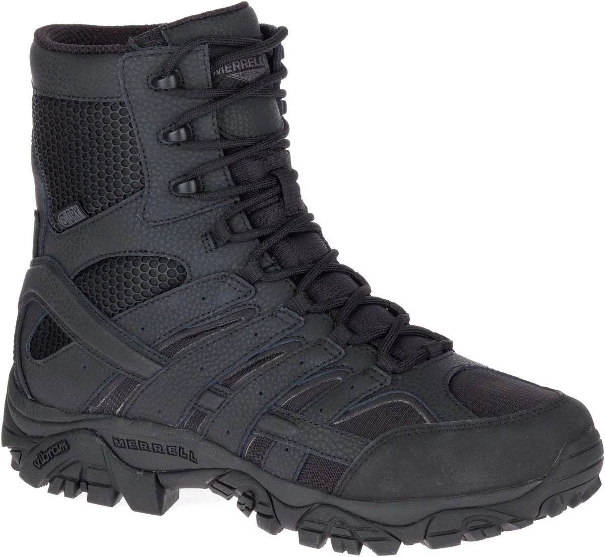 'Merrell' Unisex 8" Moab 2 Tactical WP Soft Toe - Black - Image 2